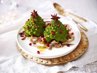 Waitrose Christmas tree caulieflower