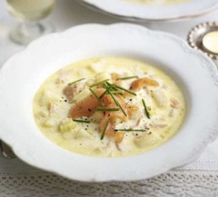 Salmon leek and potato soup recipe 