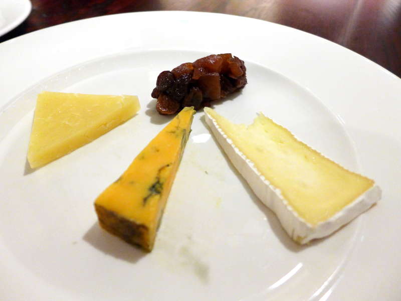 Boclair House - cheese course