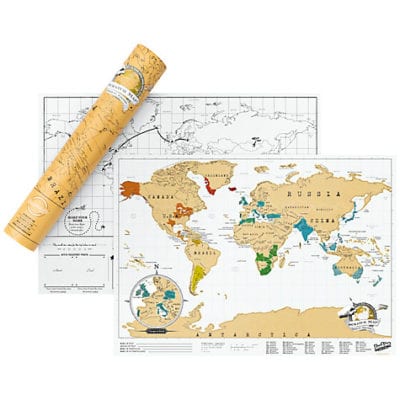 scratch off travel map