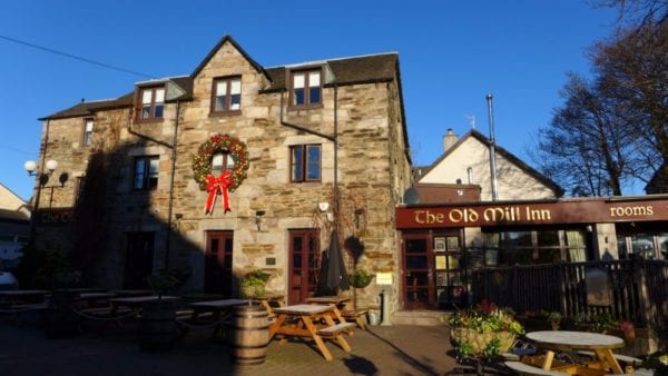 Old Mill Inn, Pitlochry - View from outside