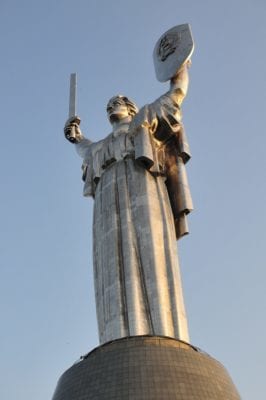 Motherland statue Kiev Ukraine 