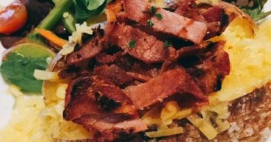 Victoria's Pitlochry cafe Baked potato