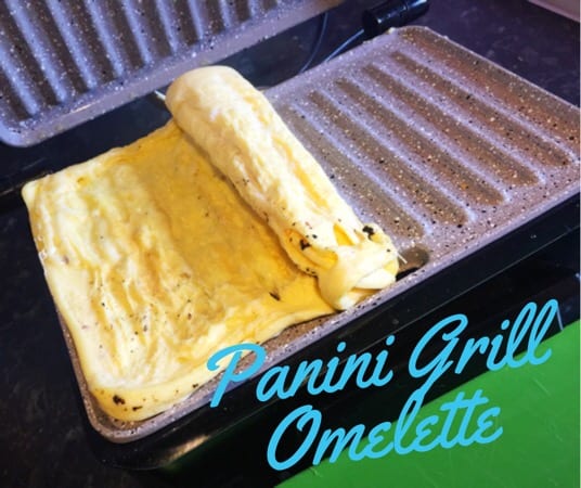 Panini grill press maker omelette recipe