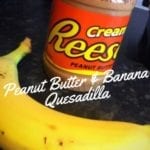 Panini grill peanut butter banana quesadilla recipe