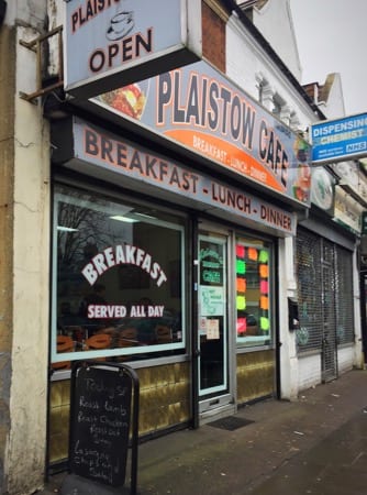 Plaistow cafe London