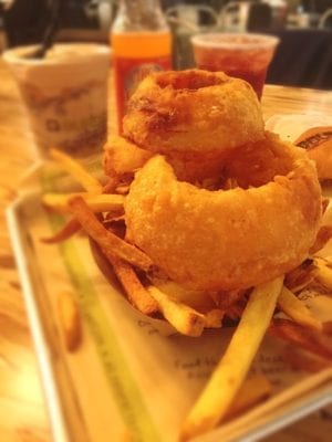 BurgerFi London review burger crys n fries
