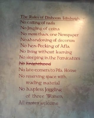 dishoom edinburgh breakfast rules