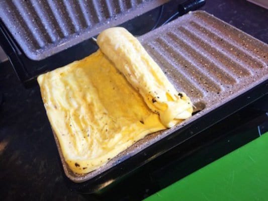 panini grill omelette