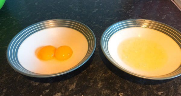 glasgow food blog Cloud Egg Recipe Instructions Step 3