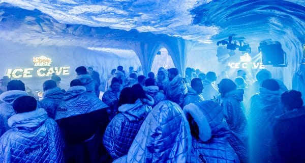 coors light ice cave glasgow