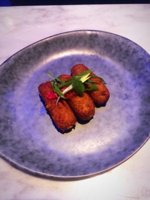 Alston Bar and beef croquettes starter glasgow 