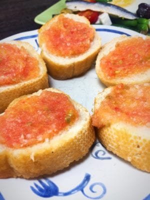 Tomato bread recipe Catalan Spain 
