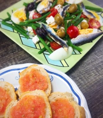 Tomato bread recipe Catalan Spain