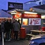 Iceland hot dog stand