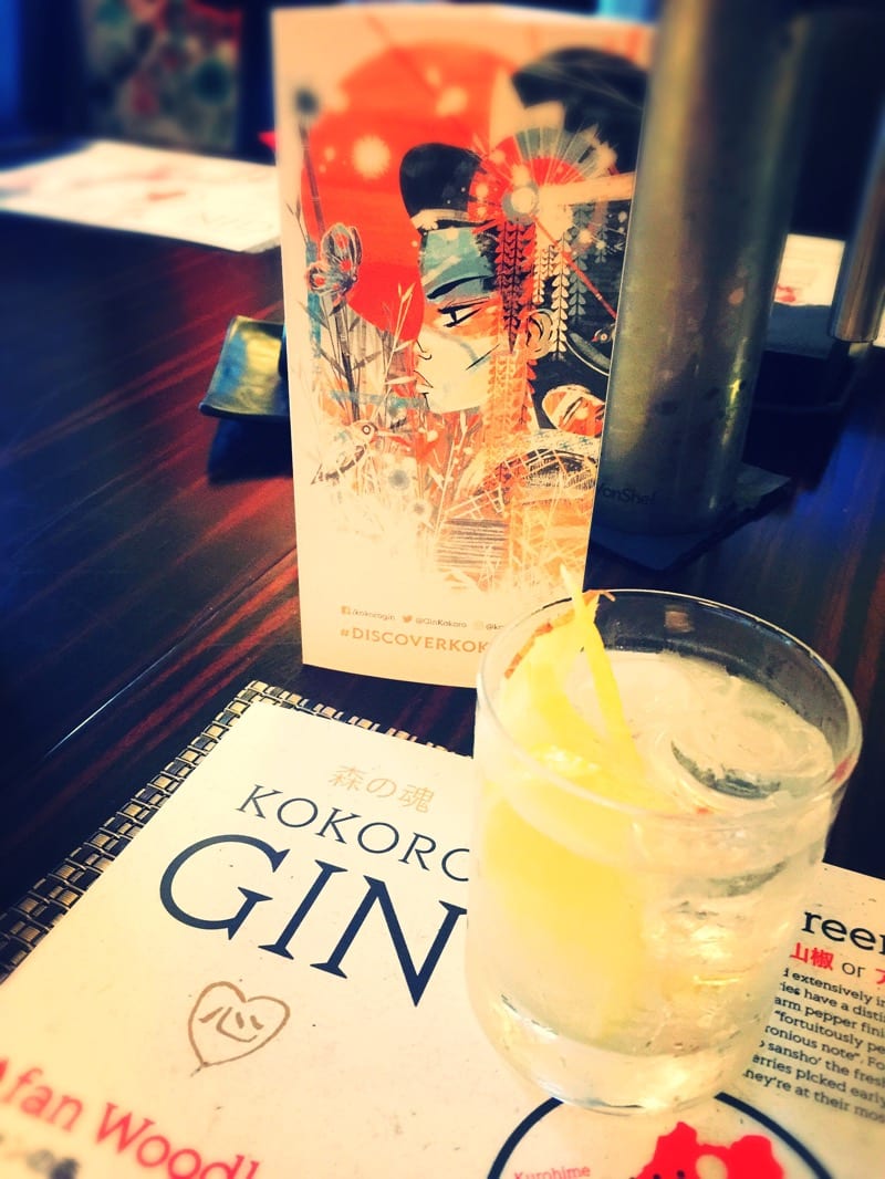 Kokoro Gin sansho berry Japanese inspired Gin