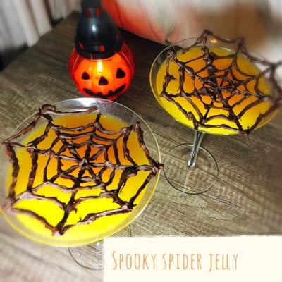 Spooky spider Halloween jelly 