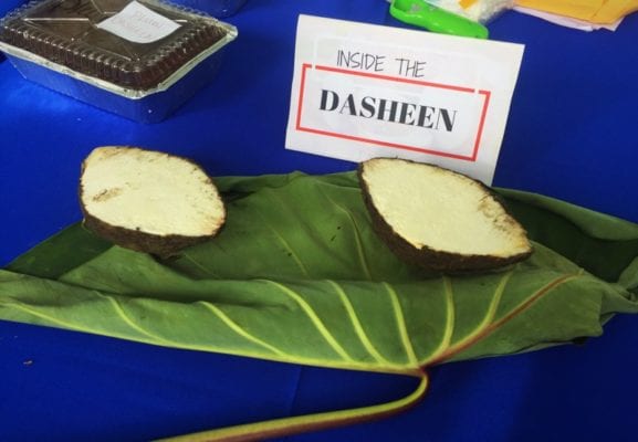 Blue food festival Dasheen Tobago 