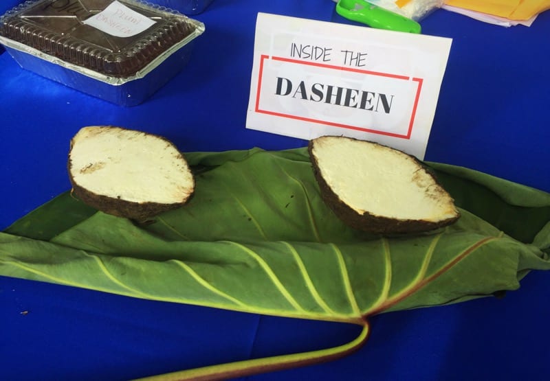 Blue food festival Dasheen Tobago