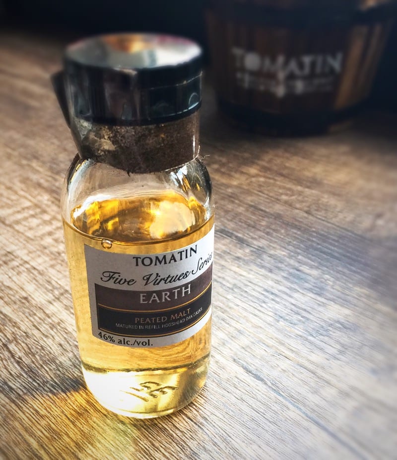 tomatin whisky five virtues earth