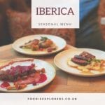 Iberica winter seasonal menu