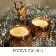 festive christmas eggnog