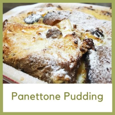 Panettone pudding recipe Christmas leftovers 