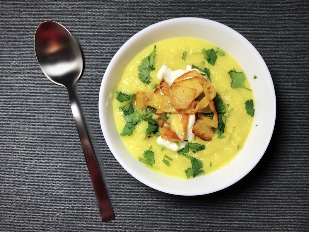 Spiced parsnip and apple soup recipe