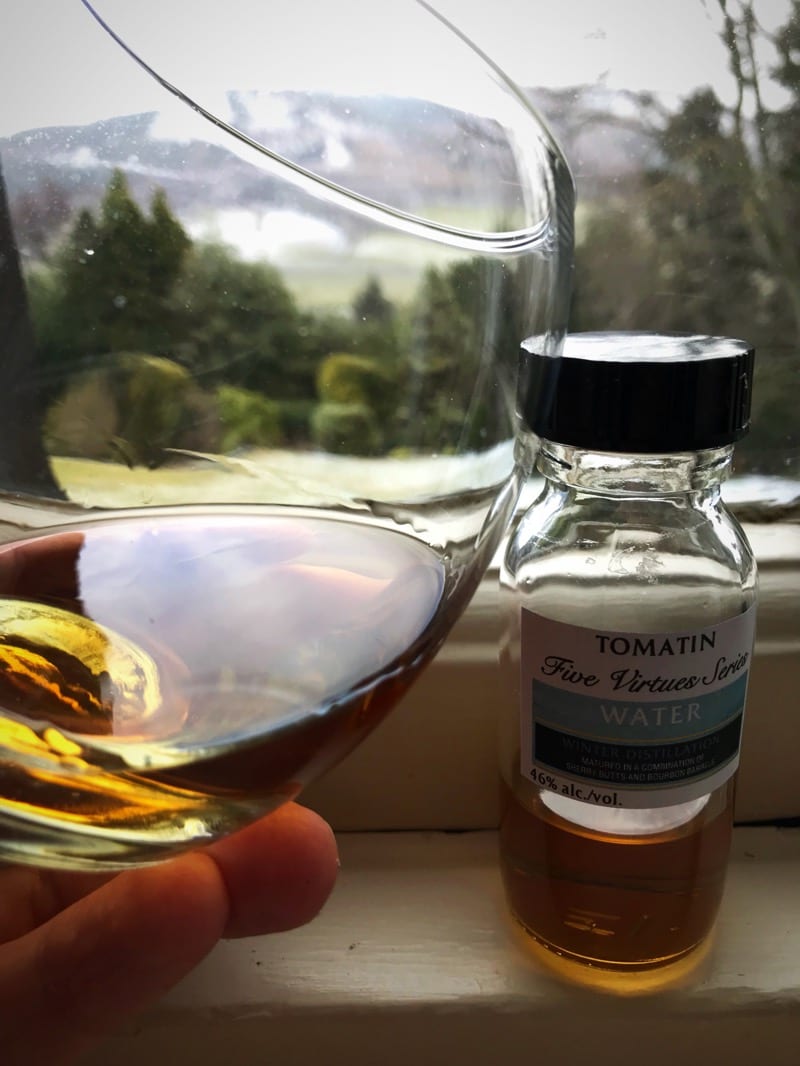 Tomatin 5 virtues water whisky