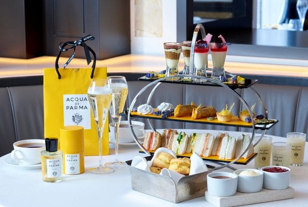 Acqua di Parma Baglioni hotel London Afternoon Tea