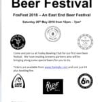 FoxFest glasgow beer festival East End