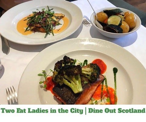 two fat ladies in the city glasgow 5pm Dine Out Scotland lunch