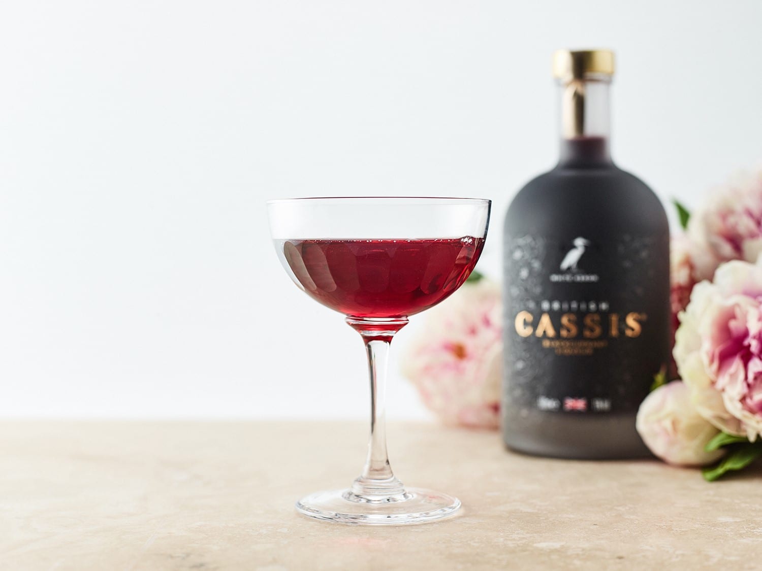 British Cassis British Royale cocktail Kir Royal