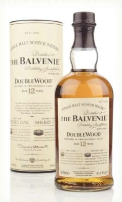 The Balvenie whisky bottle