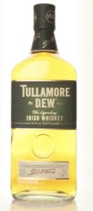 Tullamore Dew whisky bottle