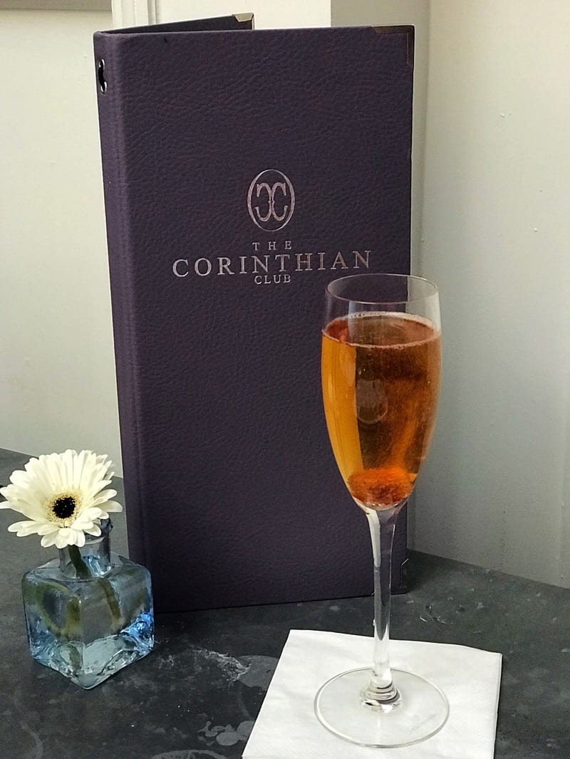 Courvoisier cocktails Corinthian Club Glasgow foodie explorers