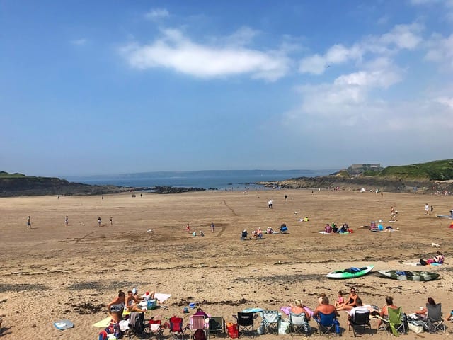 Pembrokeshire coast Wales beach