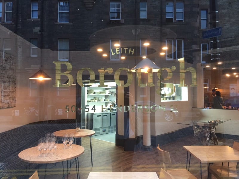 Borough restaurant Leith Edinburgh news foodie explorers