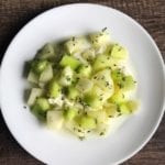 Melon lemon and thyme salad recipe foodie explorers