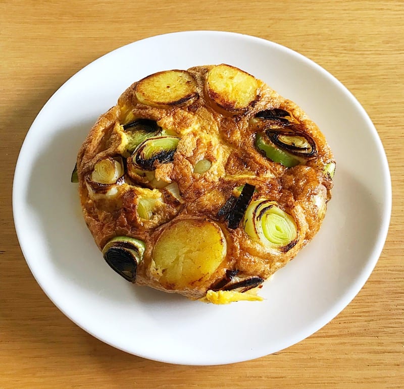 British Gems baby Potato and leek tortilla recipe