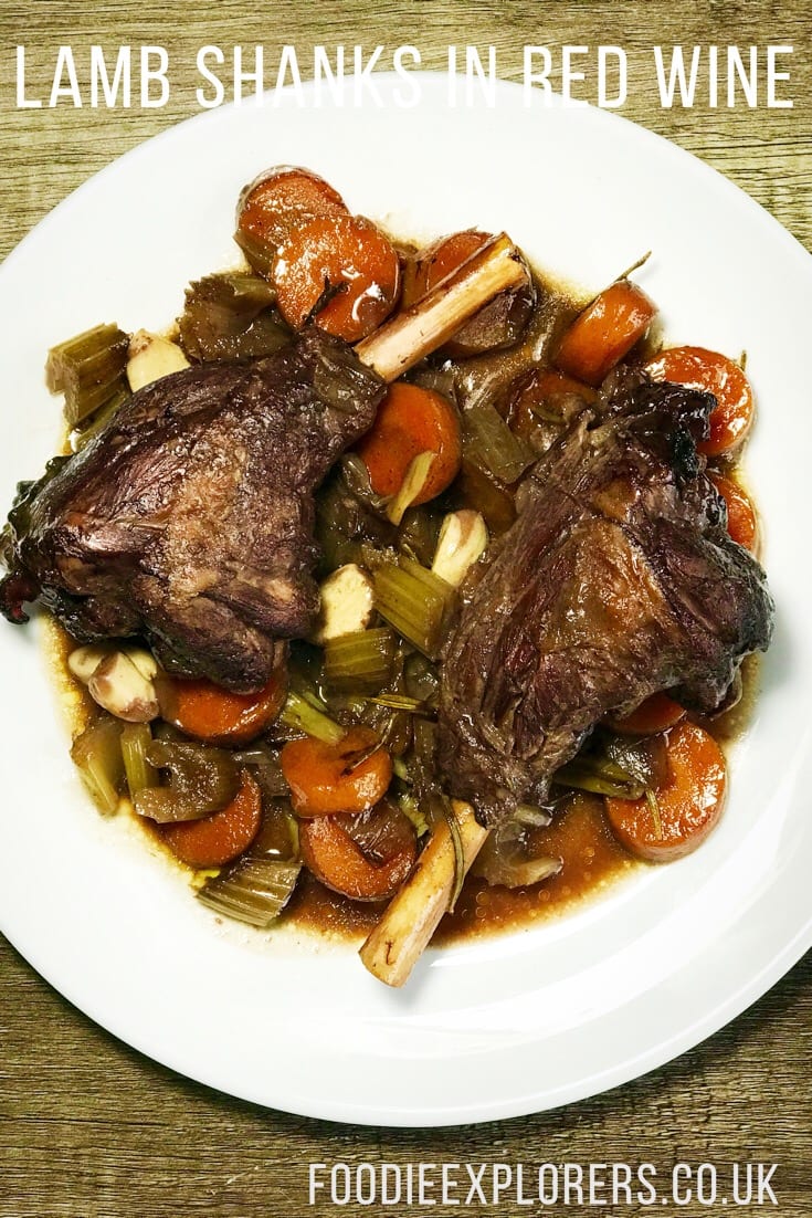 Red wine lamb shank recipe foodie explorers