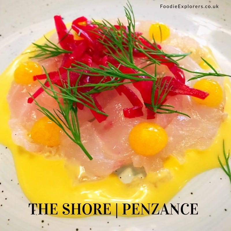 The shore Penzance restaurant foodie explorers 