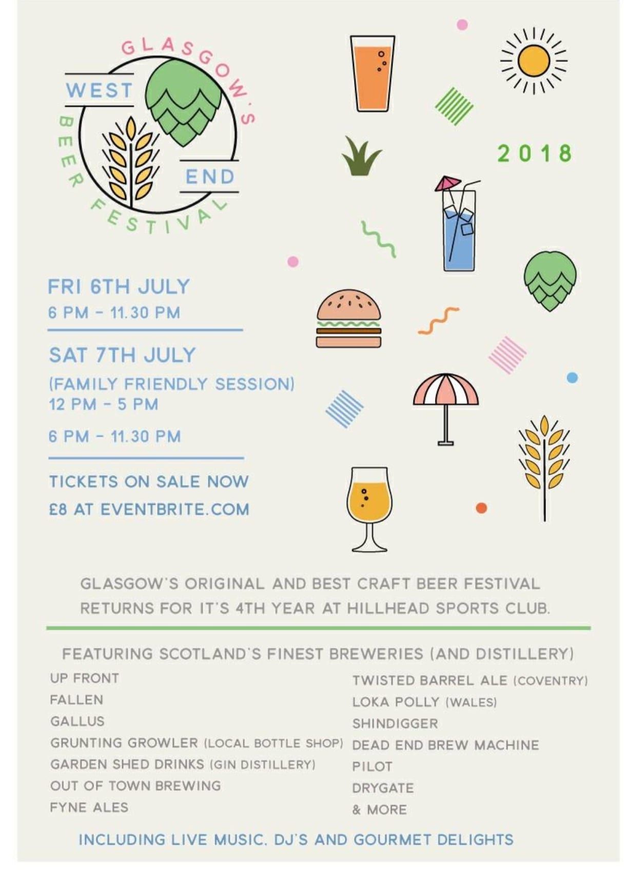West End Beer Festival Glasgow 2018