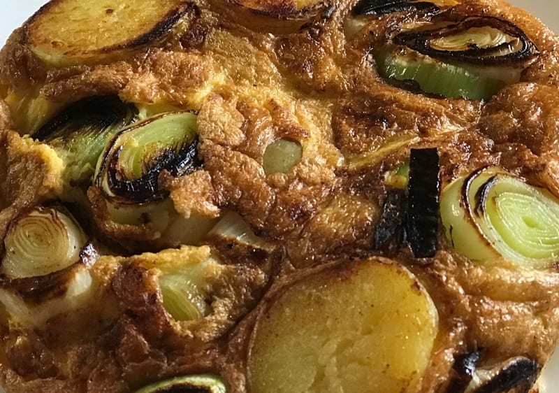 British Gems baby Potato and leek tortilla recipe