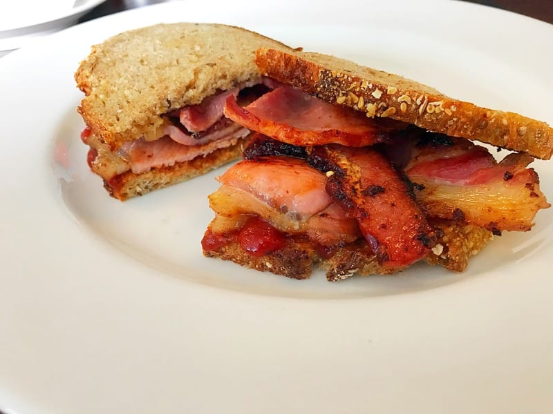Chapel House - breakfast bacon sandwich
