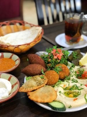 Beirut cafe Edgeware Road London Arabic food