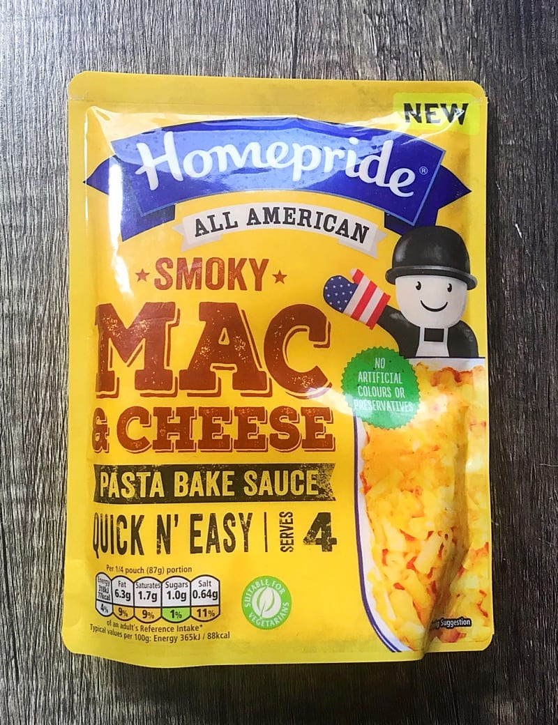 Homepride smoky Mac and cheese pasta bake sauce review