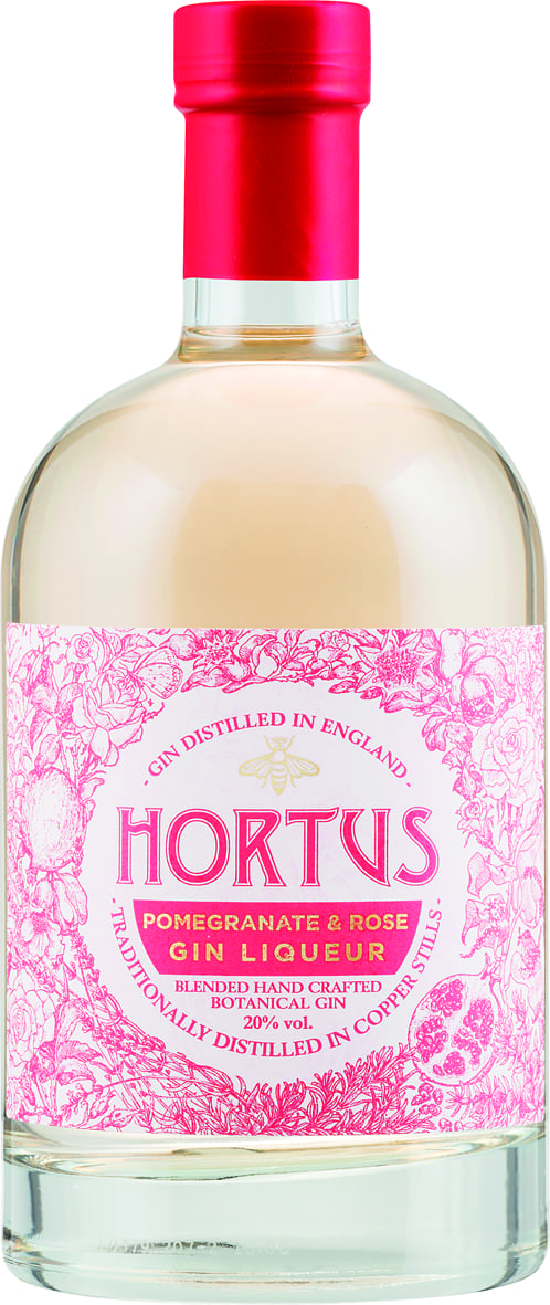 hortus rose and pomegranate gin