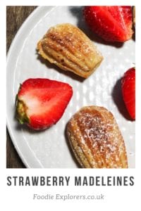 Recipe for strawberry Madeleines