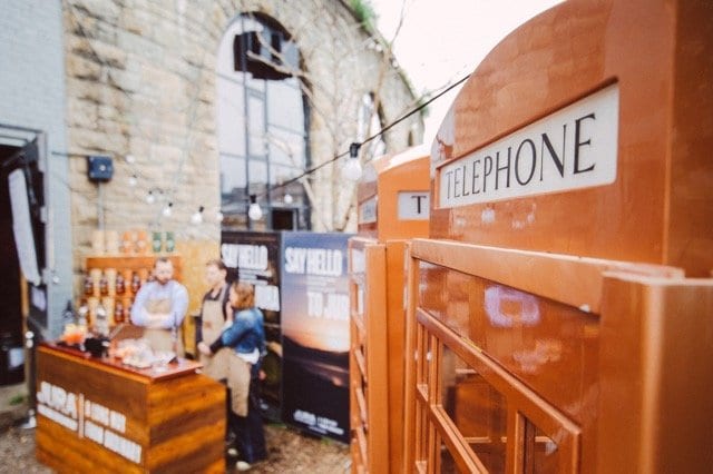 Jura whisky platform at the arches Glasgow 